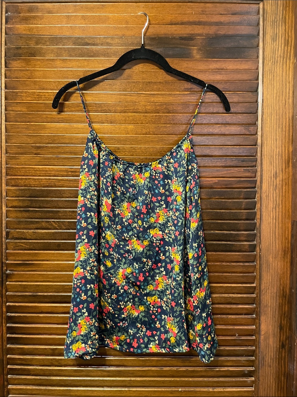 Tucker For Target Blue Floral Tank Blouse